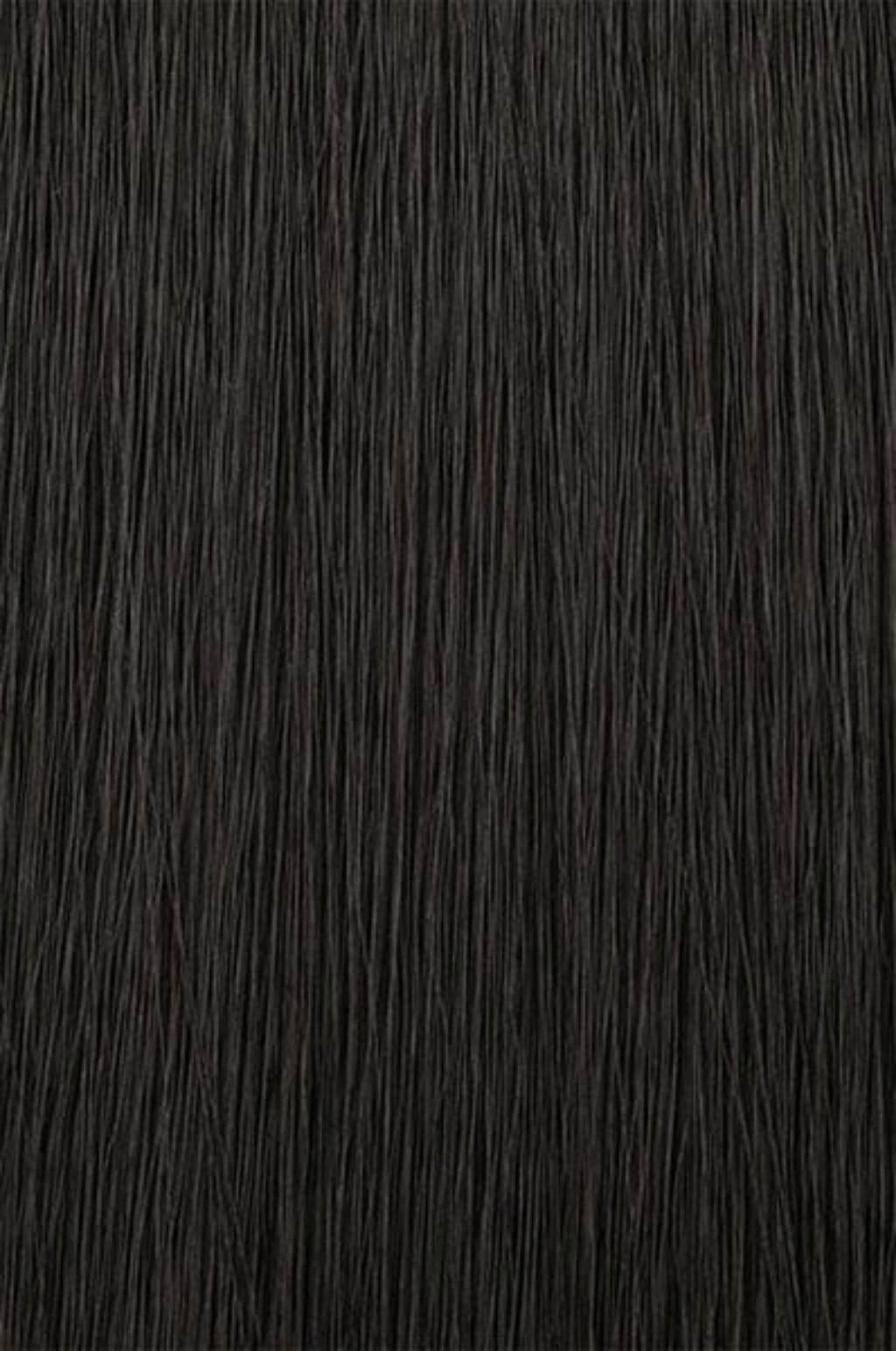 Human Hair colour swatch Black 1B