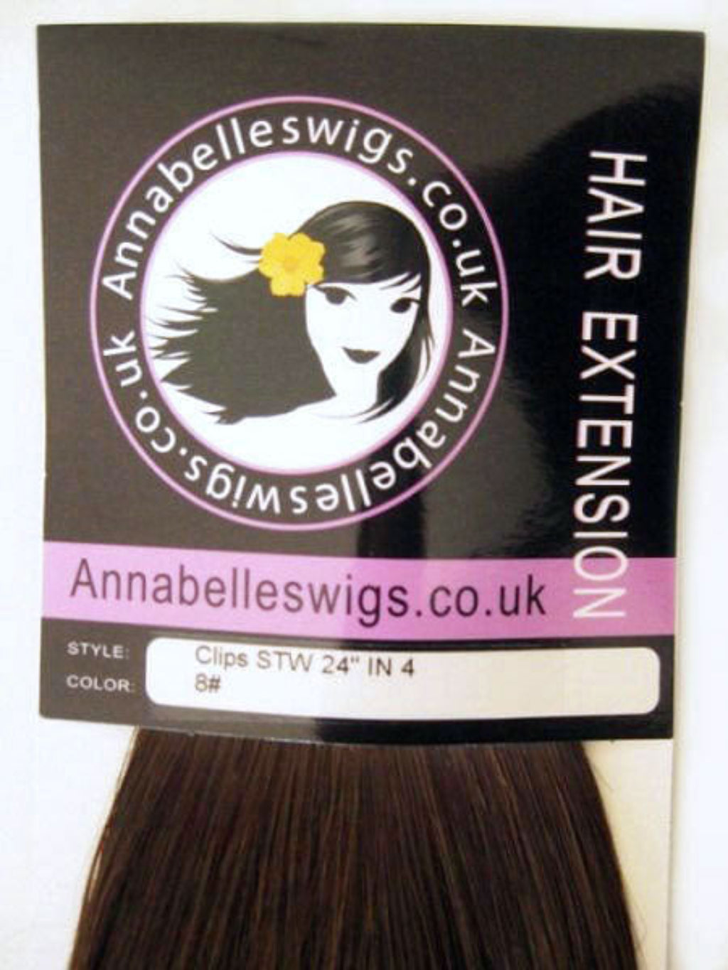 straight hair extensions colour chestnut brown 8