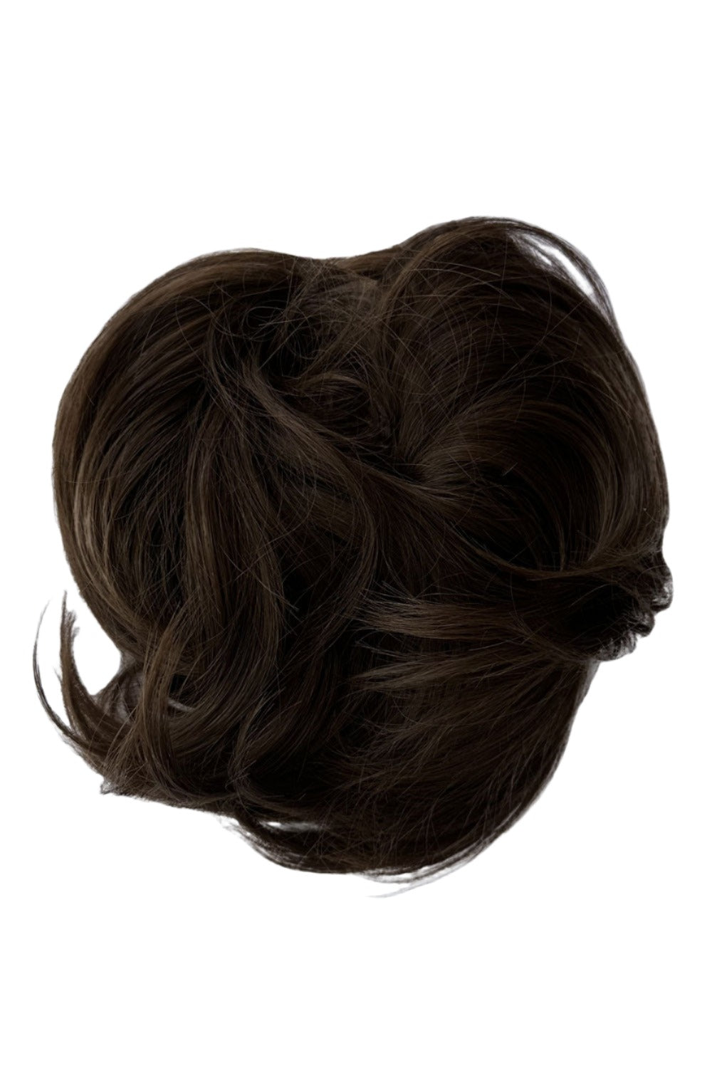 Scrunchie bun hairpiece, easy updo messy bun: Betsy chocolate brown 6