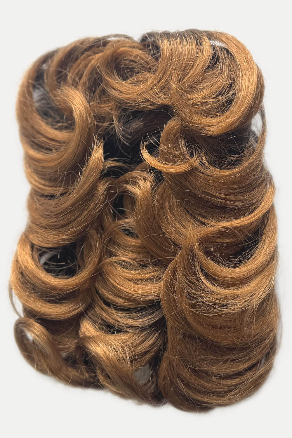 Hair poodle clip-in hairpiece bun vintage style 1950s: Lucille 4TN27