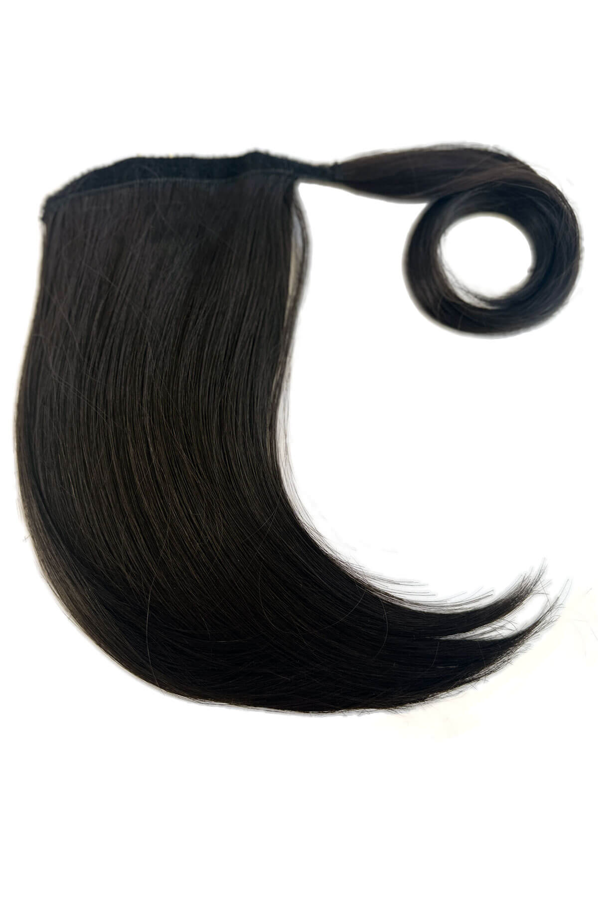 Sleek ponytail extension hairpiece, Flexihair: Jasmin dark brown 4
