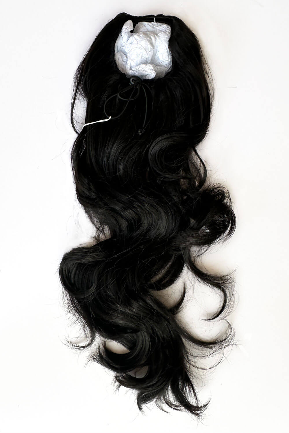 Double volume hairpiece extension: Naomi black 1B