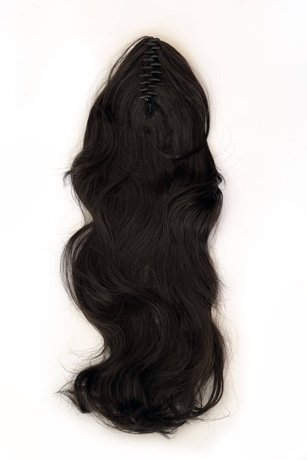 Clip-in ponytail hairpiece extension: Olivia dark brown 4