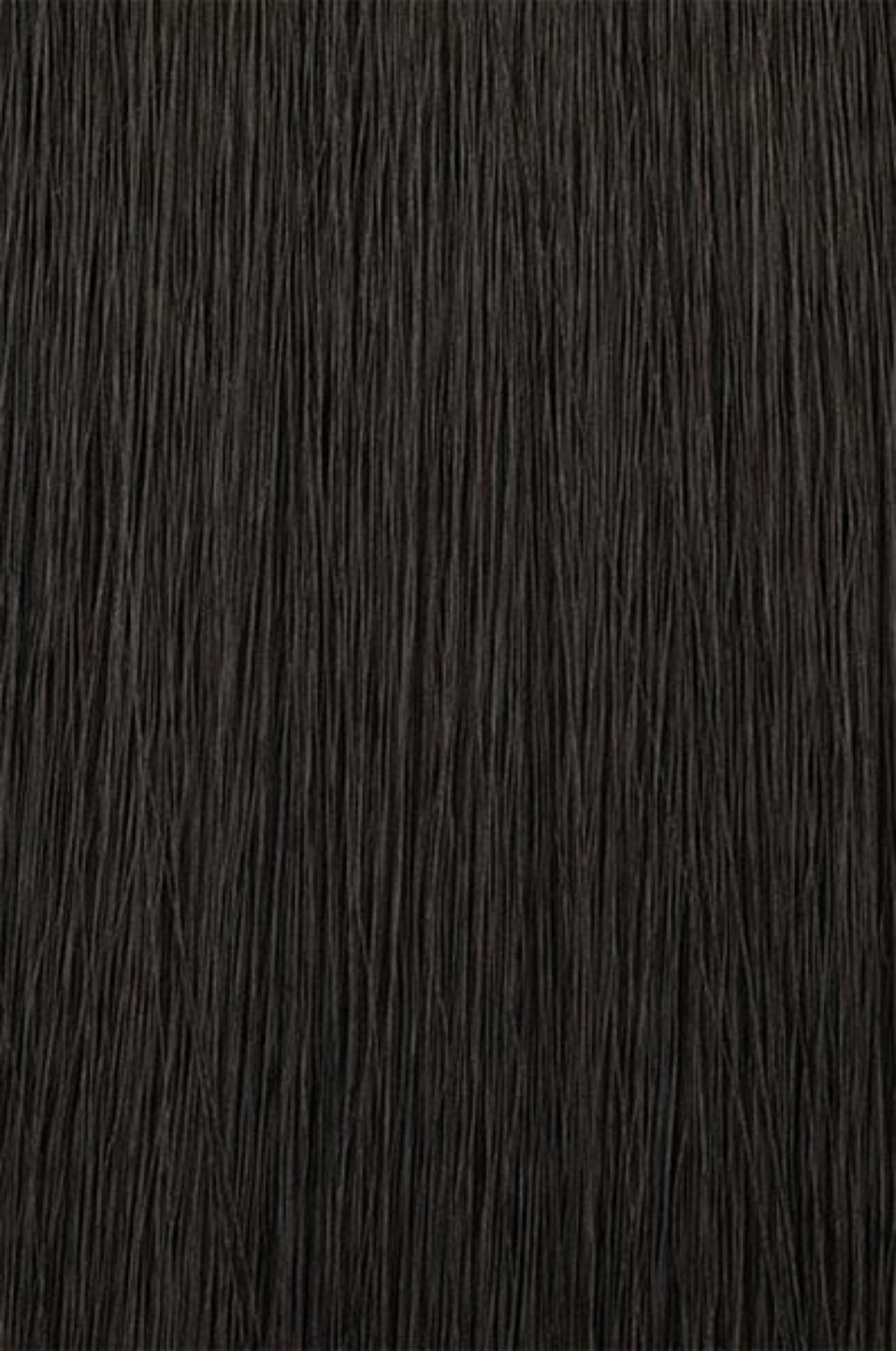Human Hair colour swatch Black 1B