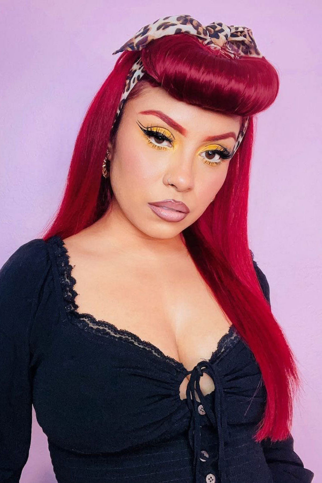 Bumper bangs pack - vintage 40s 50s fringe roll: Lena