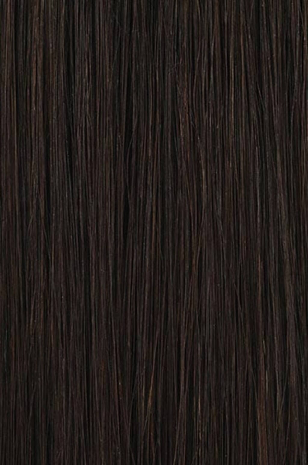 Human Hair colour swatch dark brown 2-4
