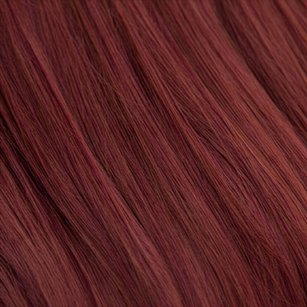 hair colour copper cherry red blend  350-39 swatch