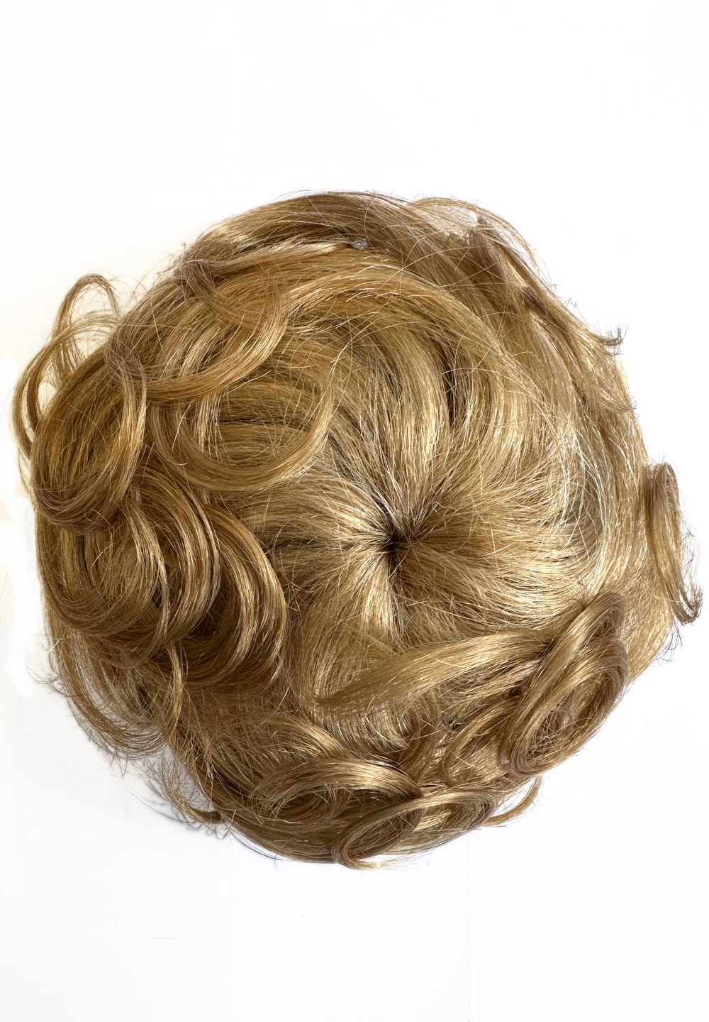 Curly bun hairpiece, rockabilly style: Toni blonde 613T24