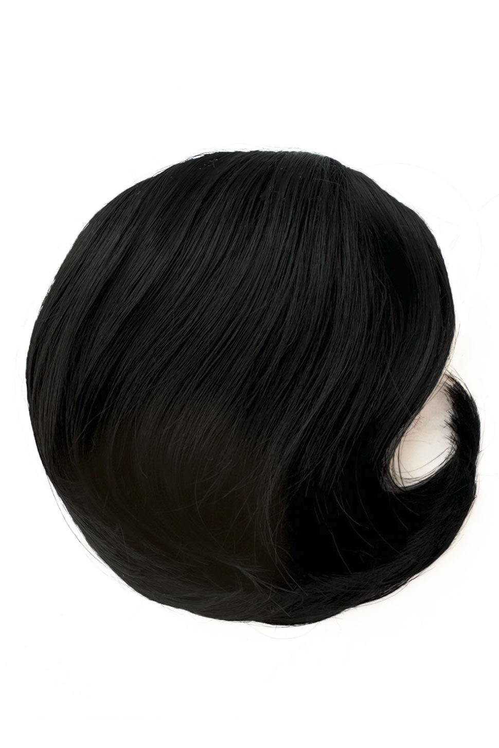 Beehive hairpiece hair height booster, Flexihair: Pixi black 1b