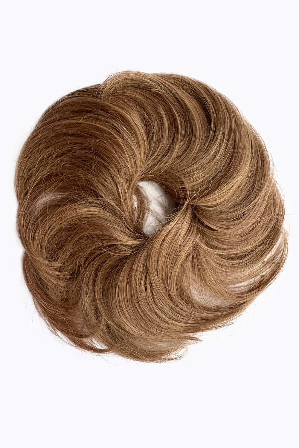 Scrunchie bun hairpiece, easy updo messy bun: Betsy light brown 27