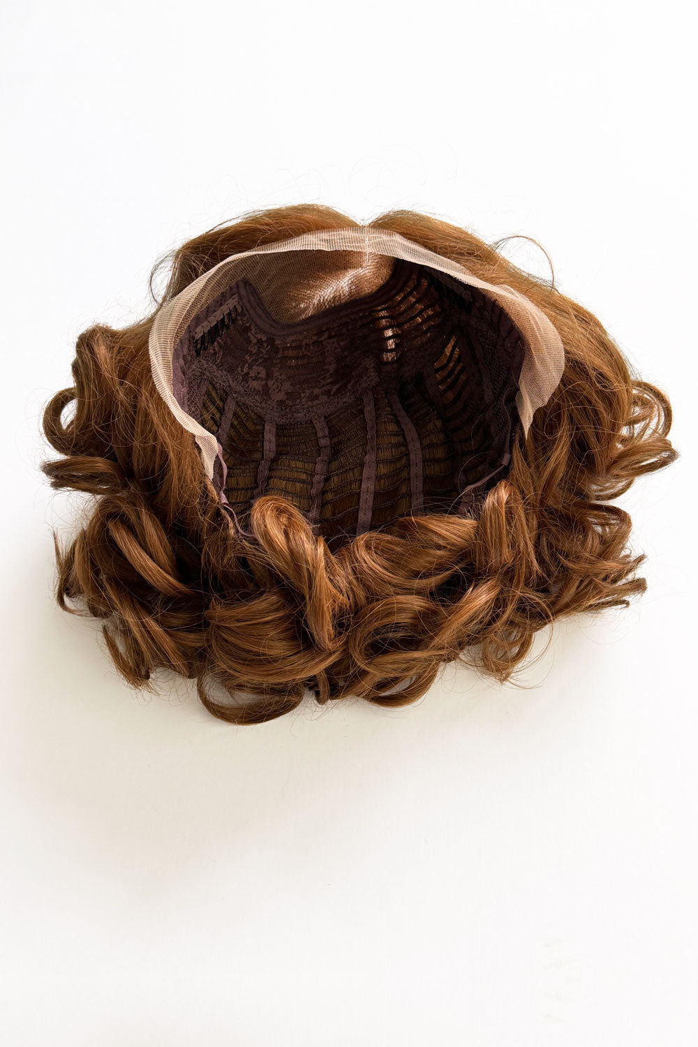 Auburn pinup wig, lace front, vintage style: Tawney