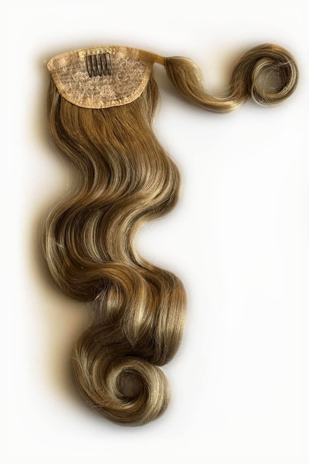 Long ponytail hairpiece with vintage waves: Kitrysha - blonde 24H613