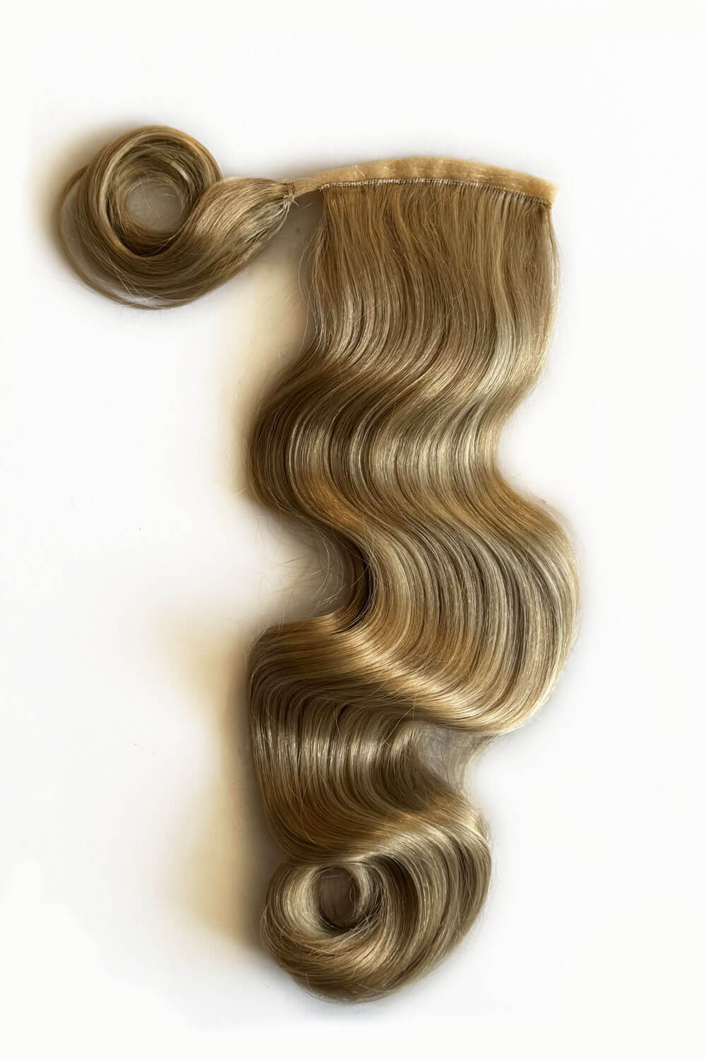 Long ponytail hairpiece with vintage waves: Kitrysha - blonde 24H613