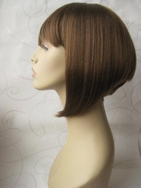 Annabelle's Wigs synthetic wig Dark Brown inverted bob wig, inverted/A-Line style: Colette